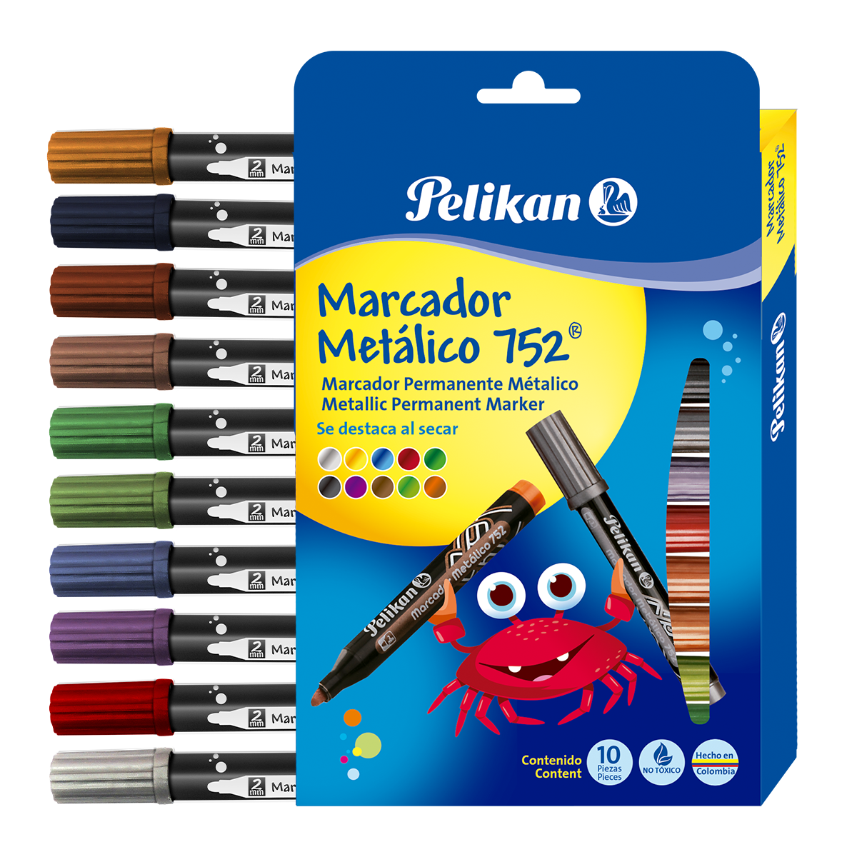 Marcador Metáico