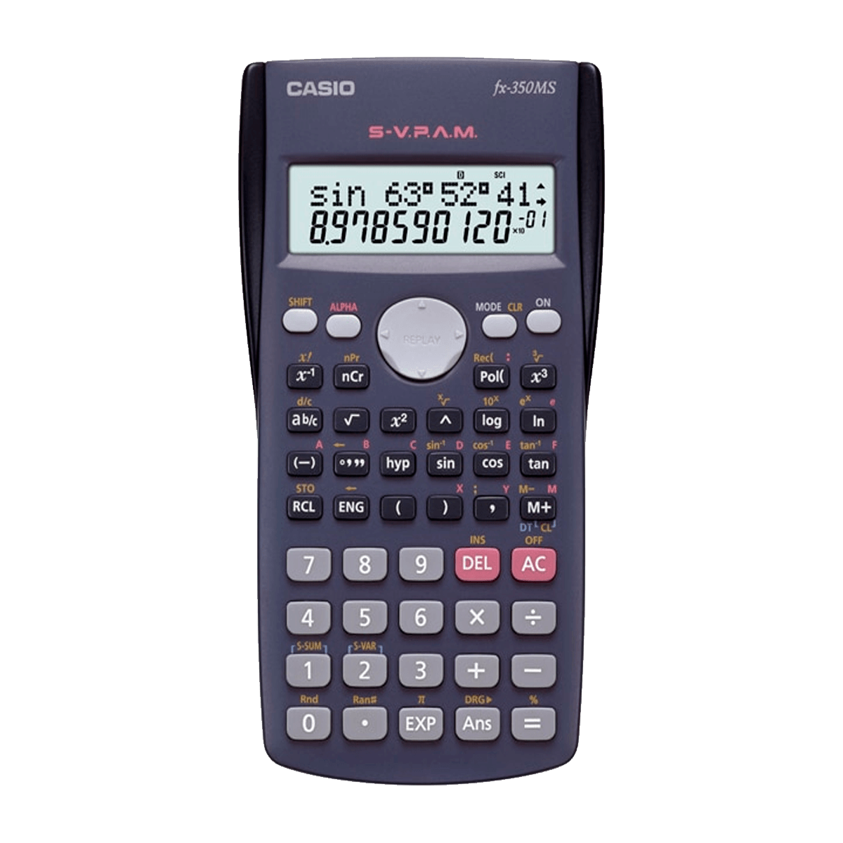 Calculadora casio funciones fx 350 ms-4119