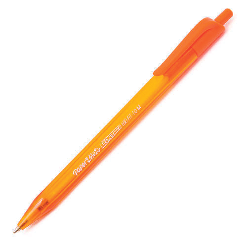 Esfero kilometrico 100rt naranja x 12-1123NJ