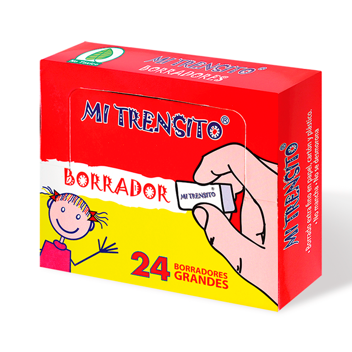 BORRADOR DE NATA PEQUEÑO MI TRENSITO X24